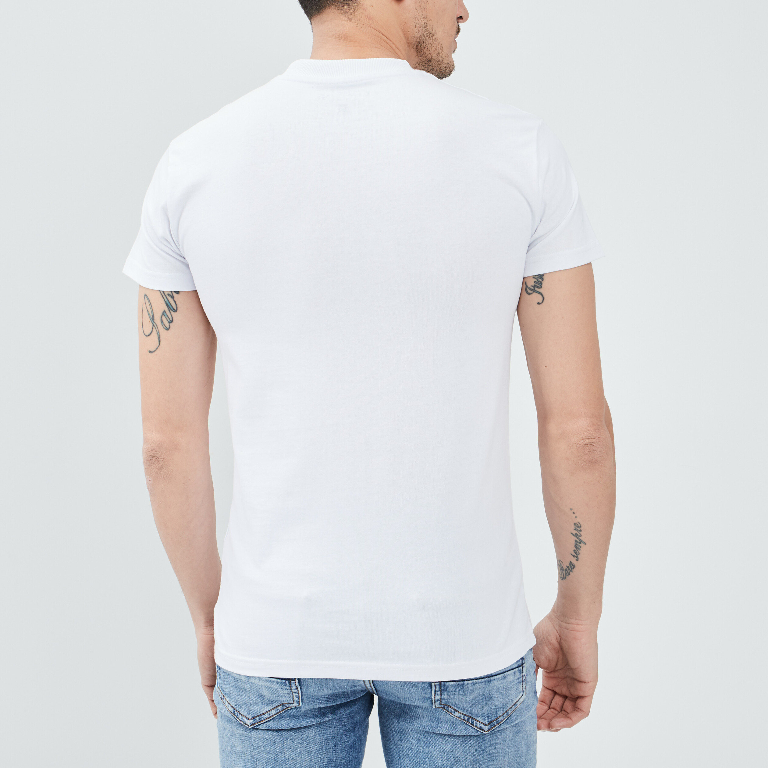 T-shirt manches courtes Creeks blanc homme | La Halle