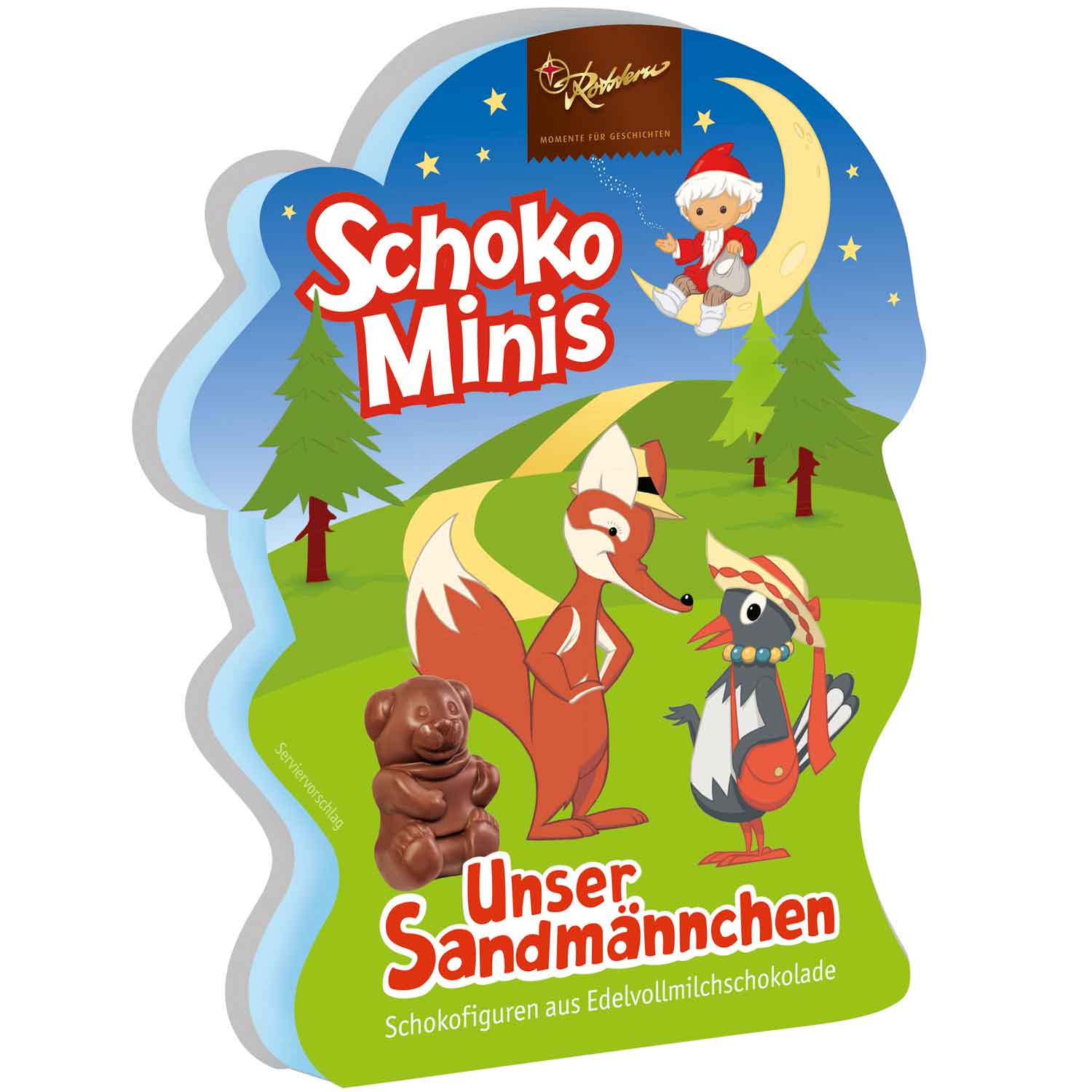 Rotstern Schoko Minis 'Unser Sandmännchen' 100g