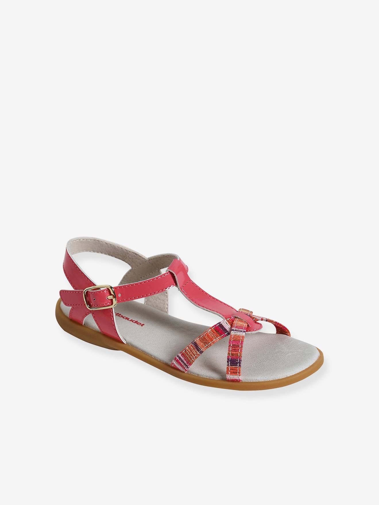 Vertbaudet Mädchen Sandalen mit Quasten - gelb