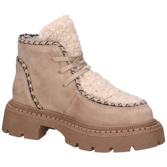 2Go Fashion Schürstiefelette in beige