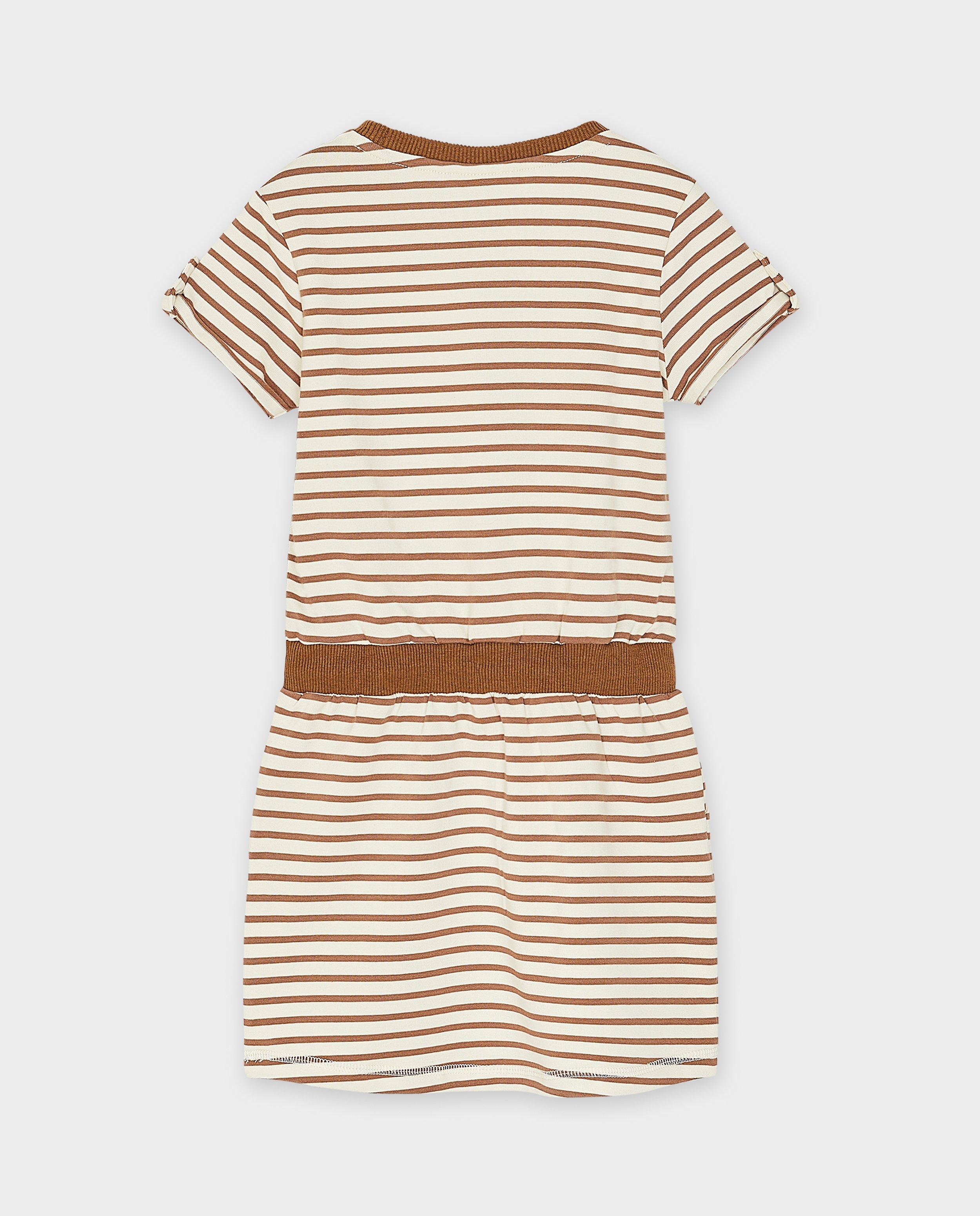 Rochie Likeflo cu dungi maro
