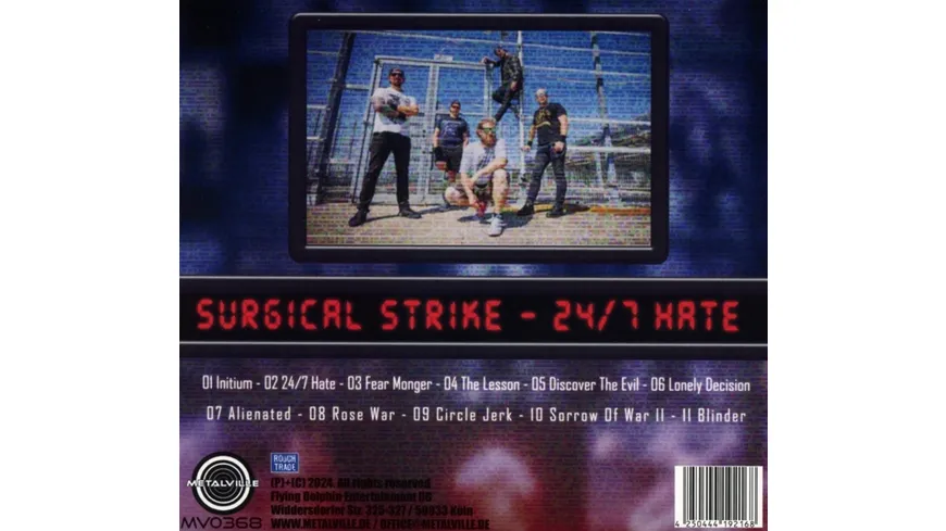 24/7 Hate (CD Digipak)