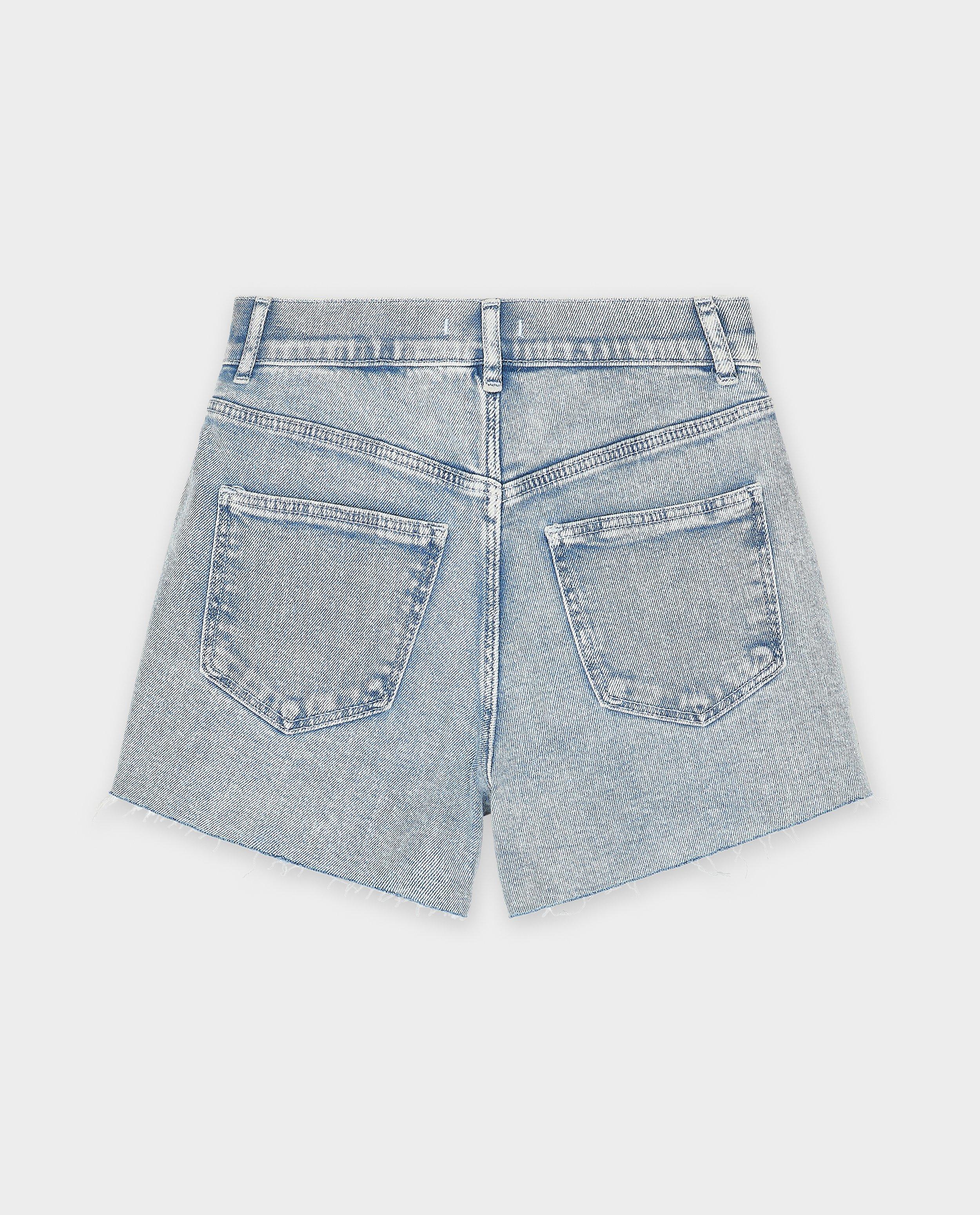 Fustă scurtă din denim albastru S. Oliver