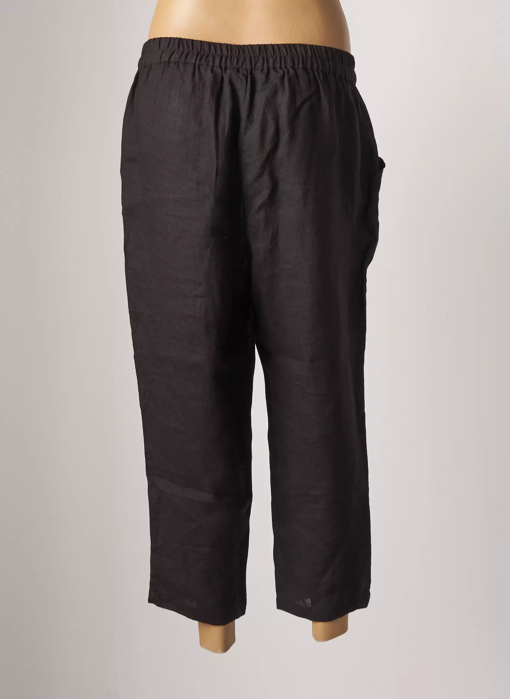 Agathe   Louise Pantalon7 8 Femme couleur noir