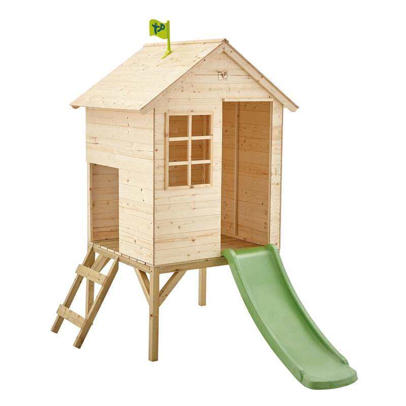 Maisonnette bois avec toboggan TP Toys