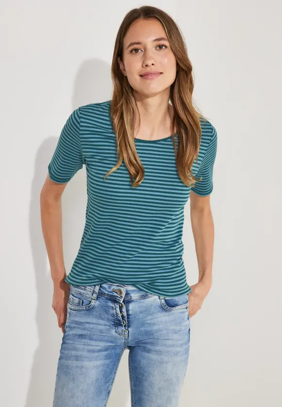 CECIL T-Shirt mit Streifenmuster