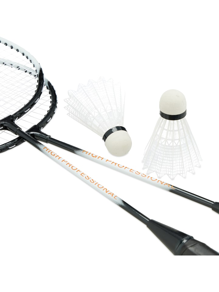 relaxdays 13-tlg. Badminton-Set in Schwarz/ Weiß günstig kaufen onesize