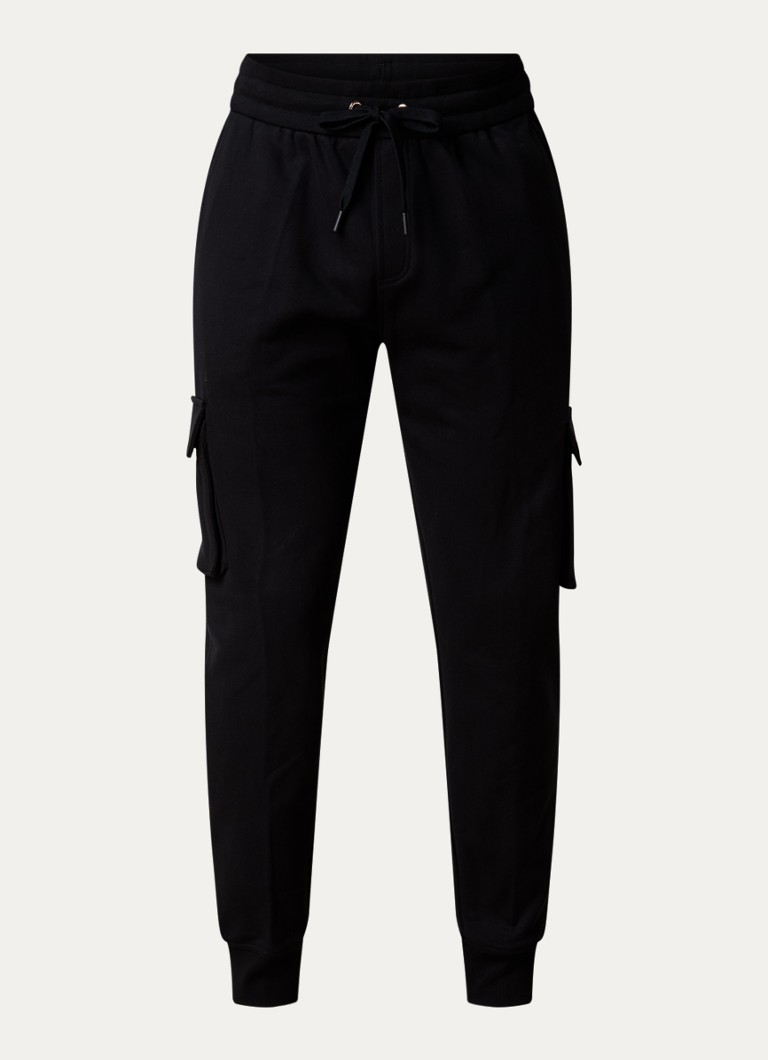 Pantaloni de trening Moose Knuckles Clemont slim fit cu buzunare cu clapă și logo