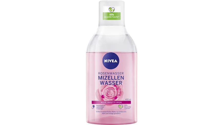 NIVEA Rosenwasser Mizellenwasser alle Hauttypen 400 ml