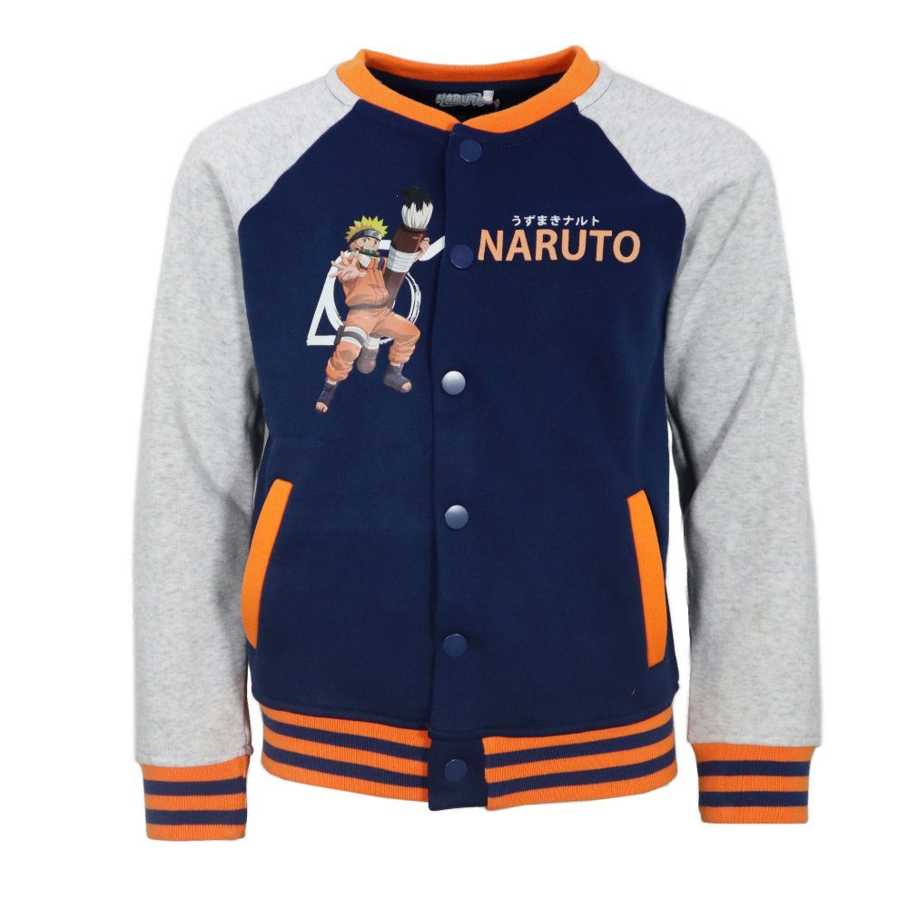 Naruto Jogginganzug Naruto Shippuden Baseball Joggingset Sporthose Hose Sweater Jacke, Gr. 98 bis 128