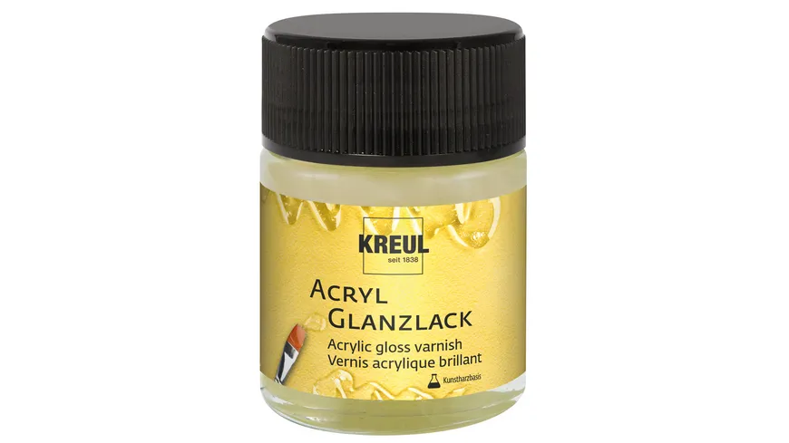 KREUL Acryl-Glanzlack transparent auf Kunstharzbasis 50 ml 80 ml