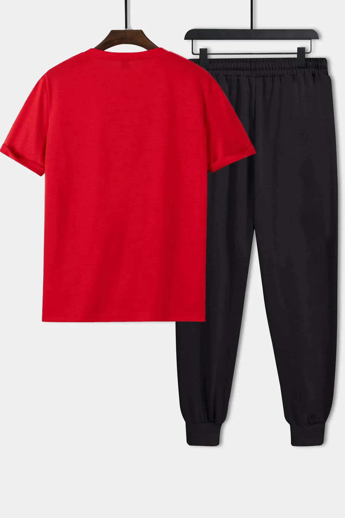 uyguntarz  Bedrucktes zweiteiliges Unisex-Trainingsanzugset „Los Angles“.