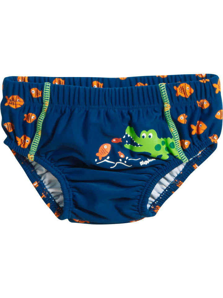 Playshoes UV-Schutz Windelhose Krokodil in Marine günstig kaufen