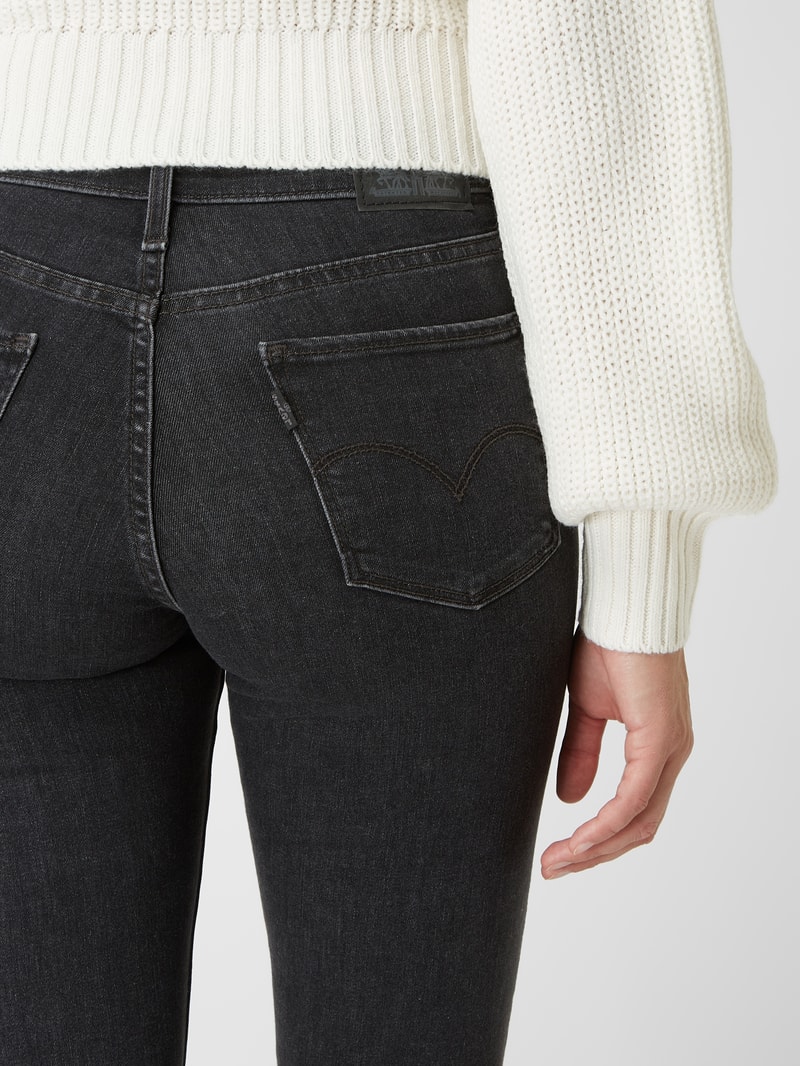 Shaping Skinny Fit Jeans mit Stretch-Anteil Modell '511' in dunkelgrau