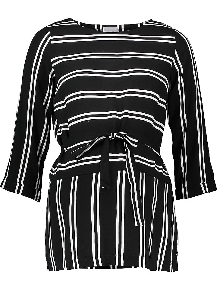mama licious Umstandsbluse in Schwarz/ Weiß günstig kaufen L