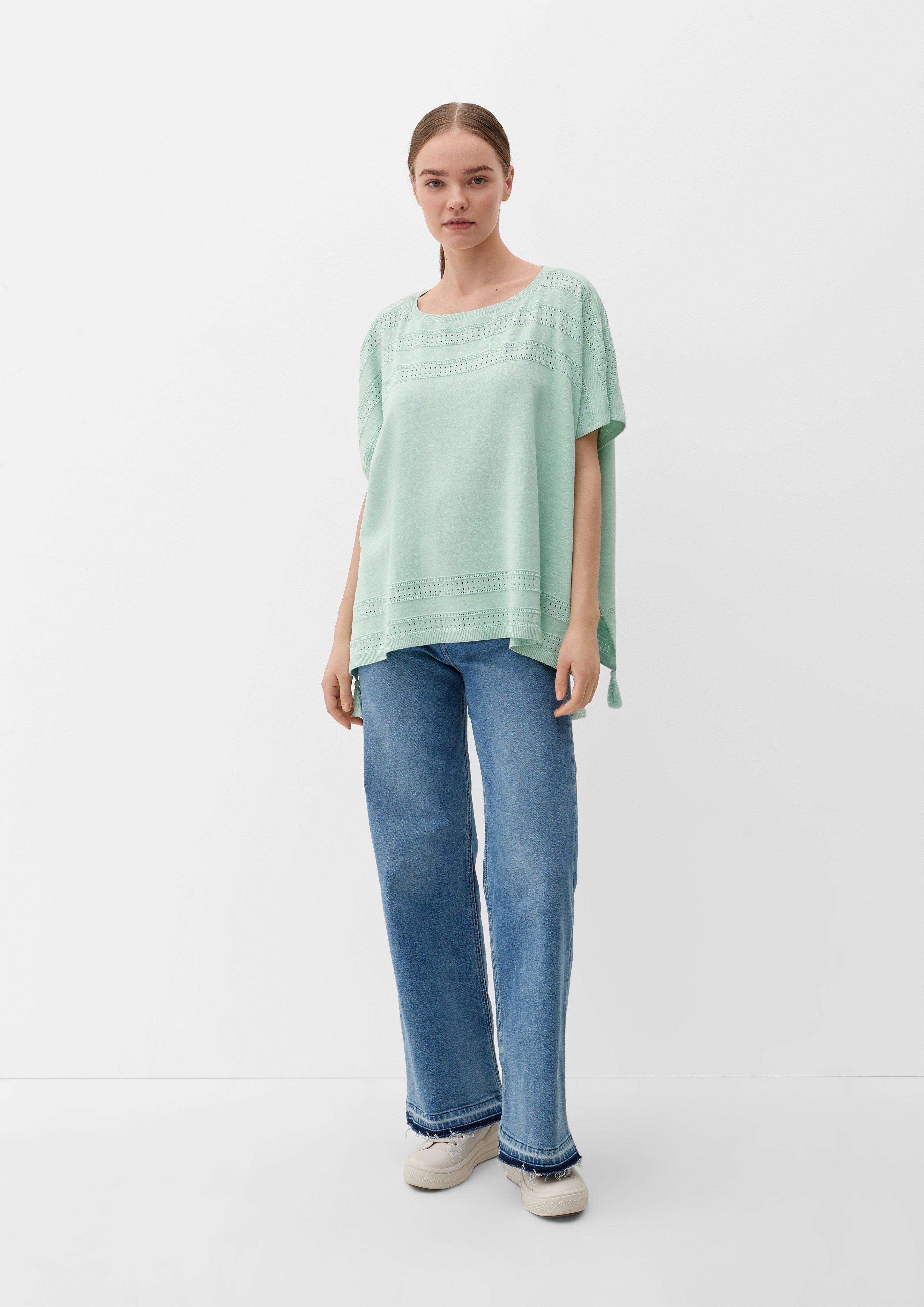 Poncho aus Viskosemix  2128089-6502