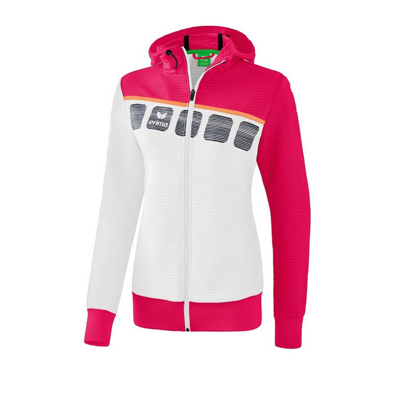 Erima 5-C Trainingsjacke mit Kapuze Damen Trainingsjacke Damen