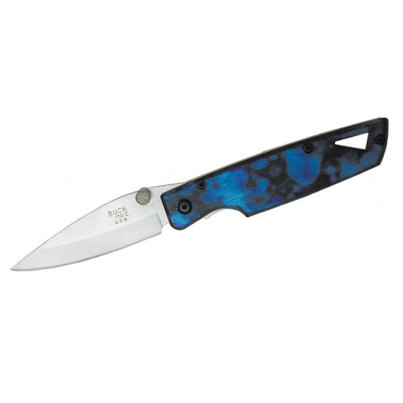 Buck Lighting HTA I 170 Blau, Vintage Messer. (USA 2004)