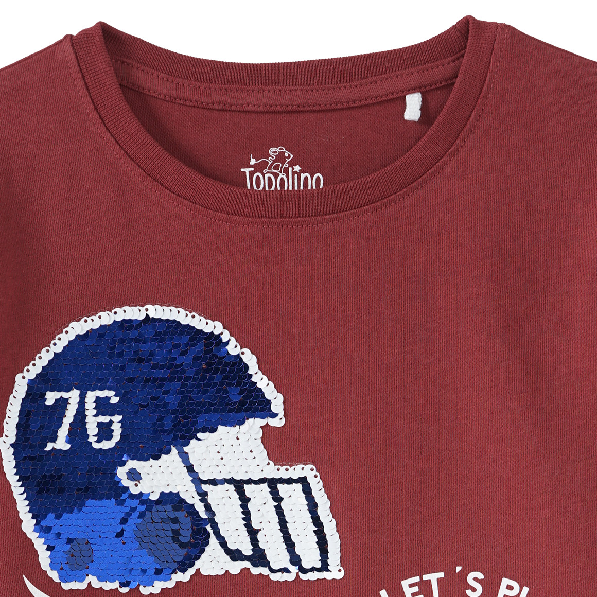 Jungen Langarmshirt mit Wendepailletten