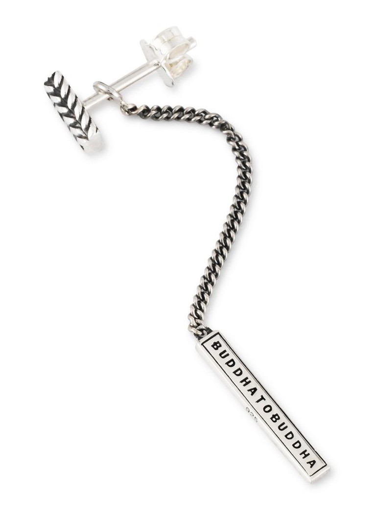 Buddha to Buddha Ellen single silver stud earring