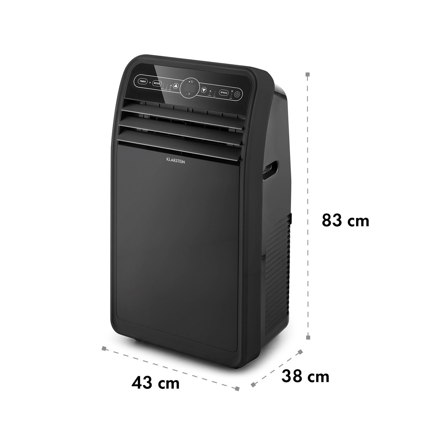 Klarstein Klimagerät Metrobreeze New York 7k, Klimagerät mobil Air Conditioner Kühlgerät Luftkühler