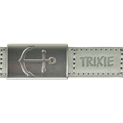Trixie BE NORDIC Leder-Leine, hellgrau