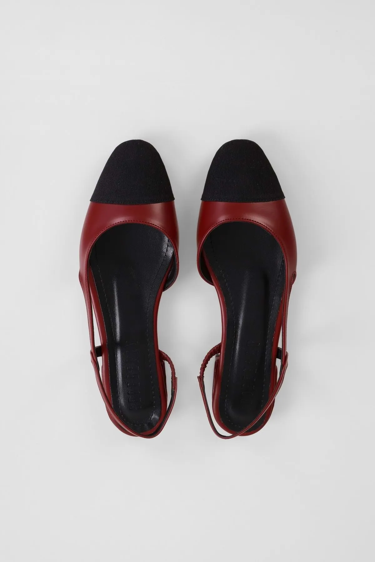 Shoeberry  Sefre Burgundy Skin Lässige Ballerinas für Damen
