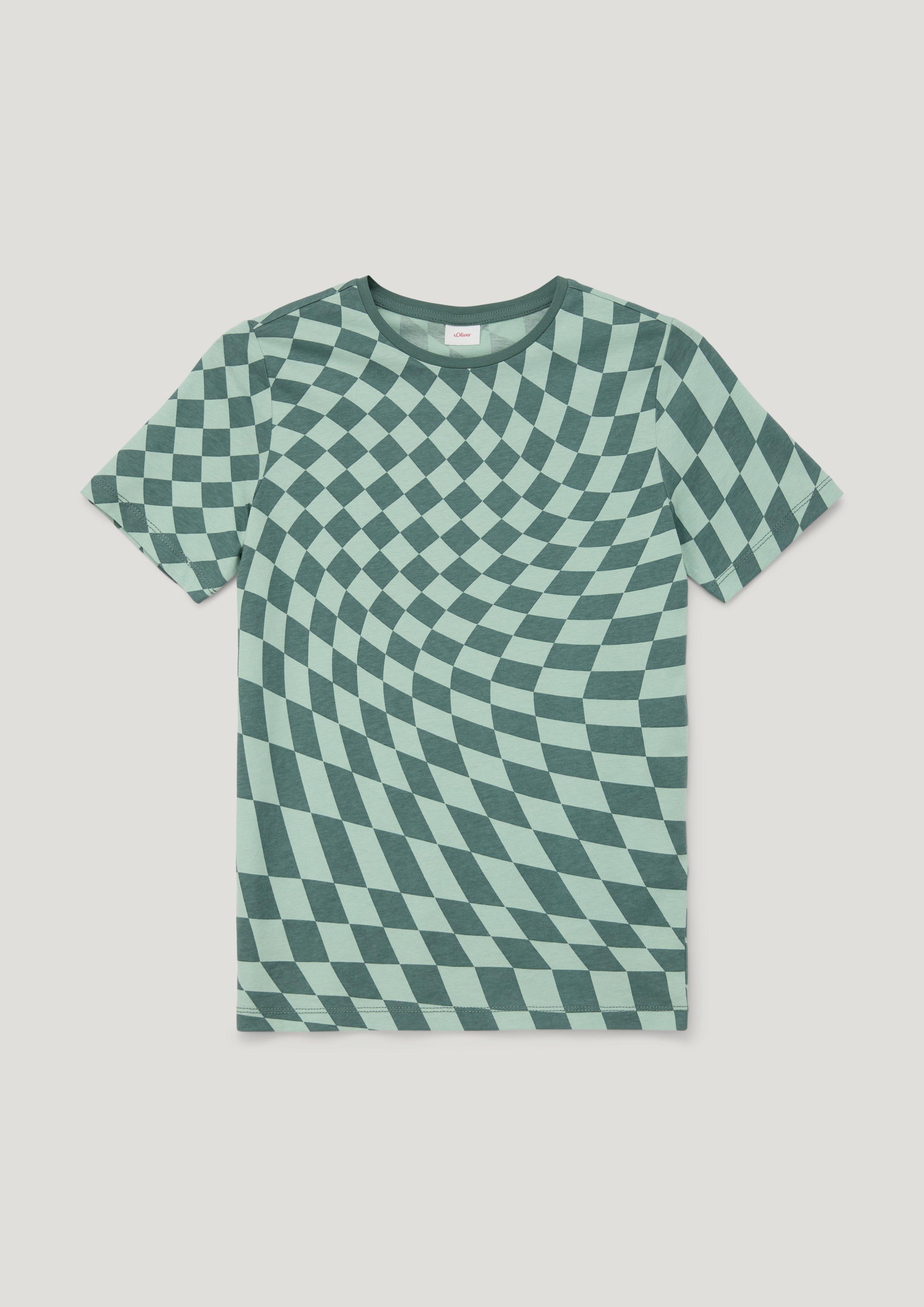 Jerseyshirt mit Allover-Print  2130536-60A4