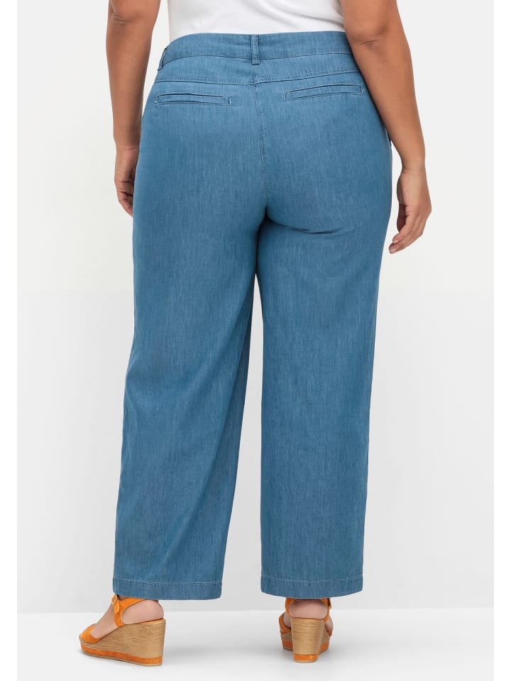 sheego Jeans-Culotte in blue Denim günstig kaufen