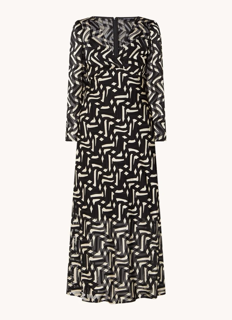 Vestido túnica largo Diandra de French Connection con estampado gráfico