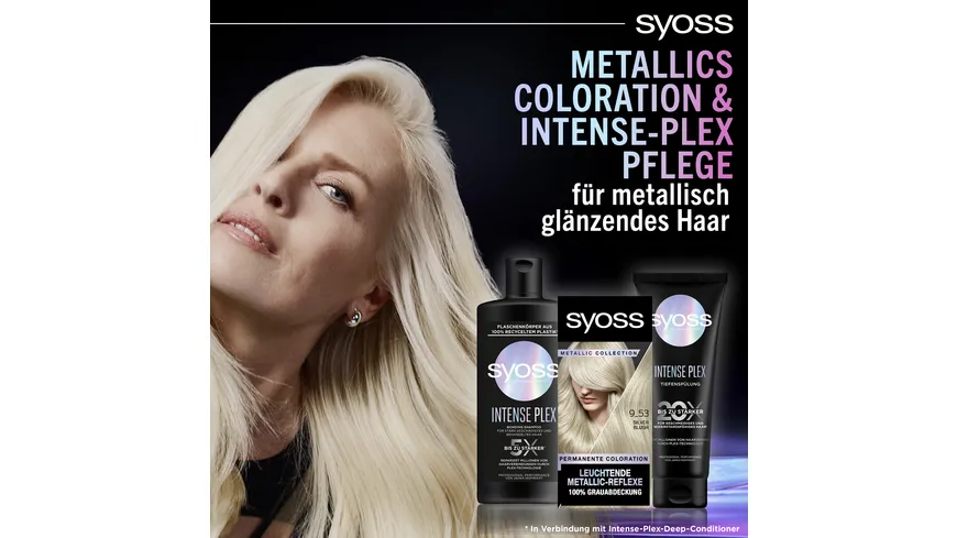 syoss Metallic Collection Permanente Coloration 115 ml 9_53 - silver blush