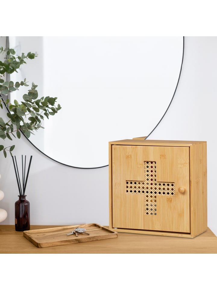 relaxdays Medizinschrank in Natur - (B)28 x (H)28 x (T)16 cm günstig kaufen onesize