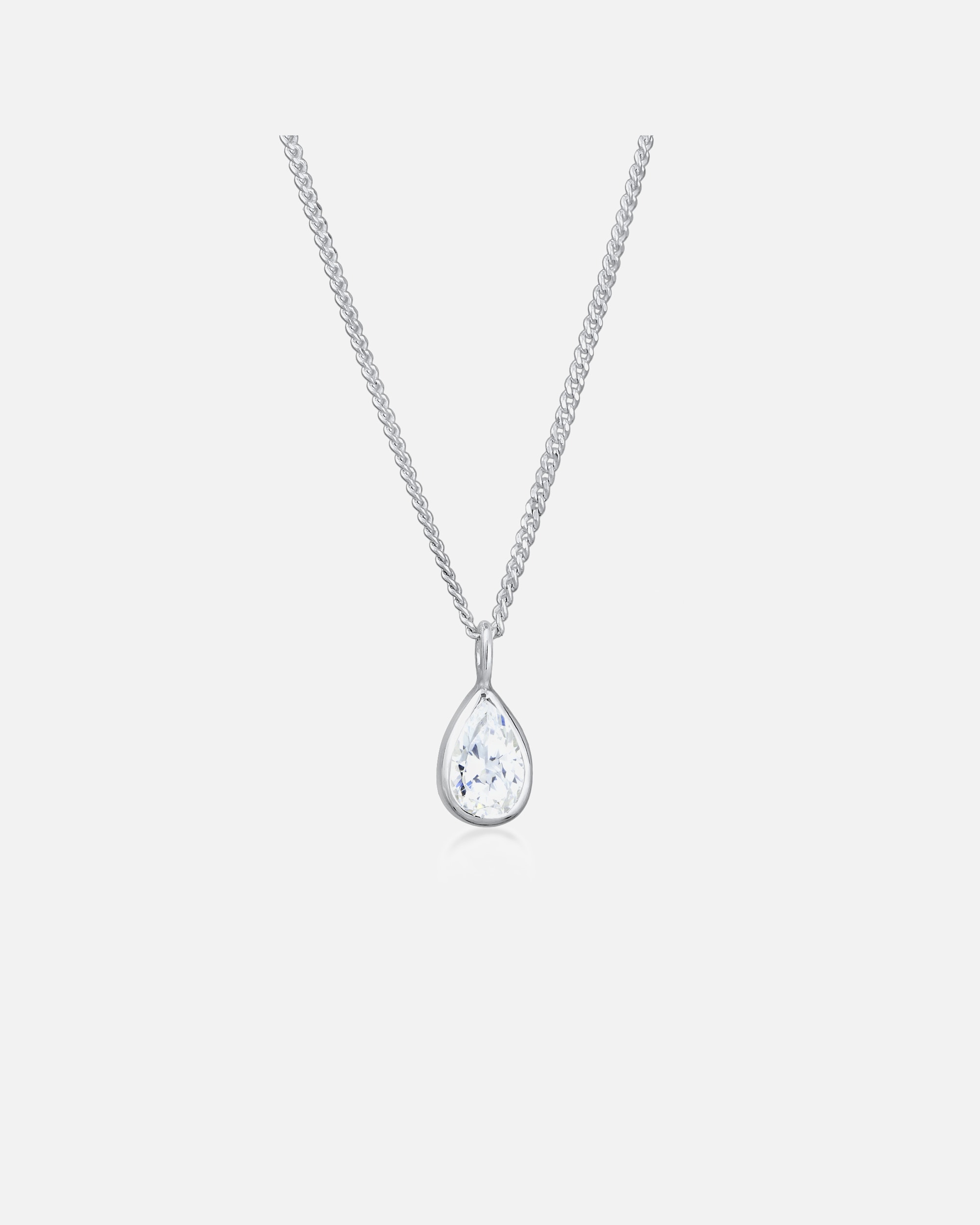 Ciondolo semplice da donna Elli con zirconi cubici in argento sterling 925