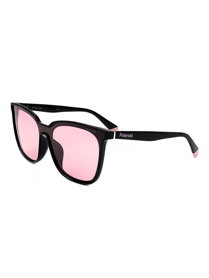 Polaroid Unisex-Sonnenbrille in Schwarz/ Pink günstig kaufen onesize