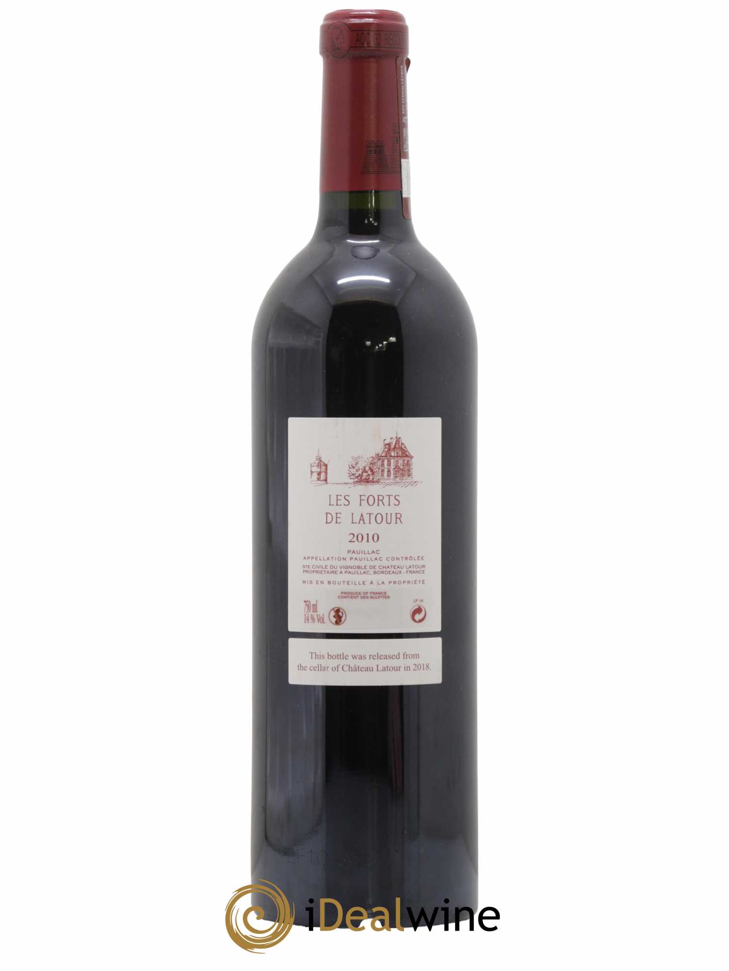 Les Forts de Latour Second Vin  2010 - Lot de 1 Bouteille
