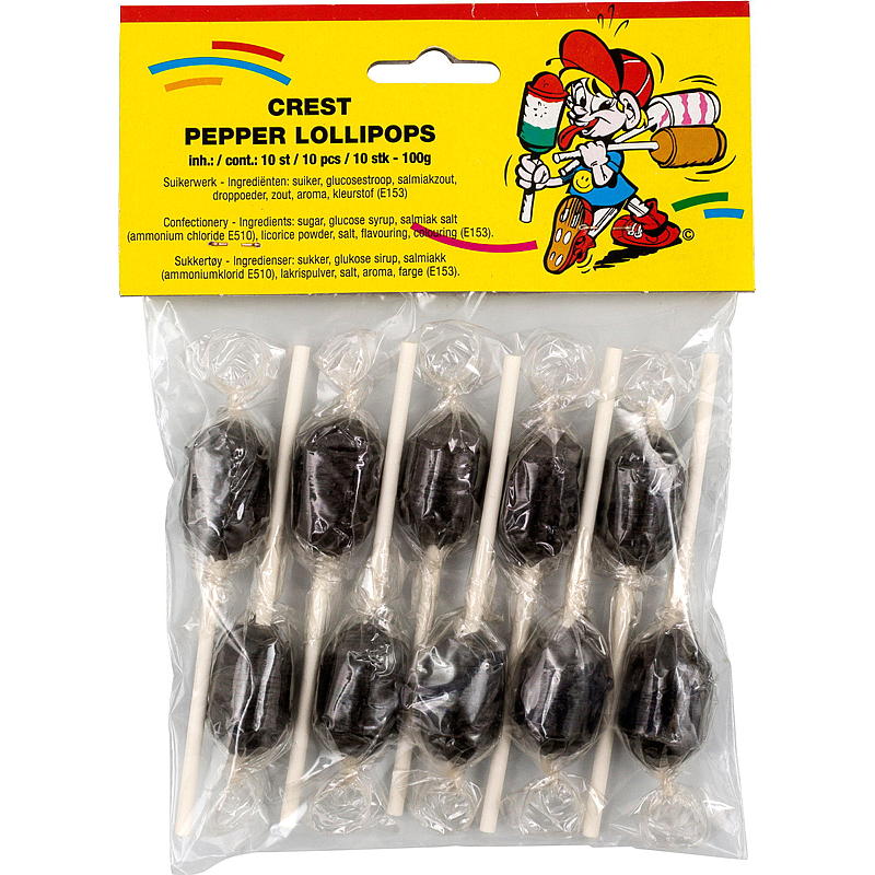 Pepper lollipops 10-pk