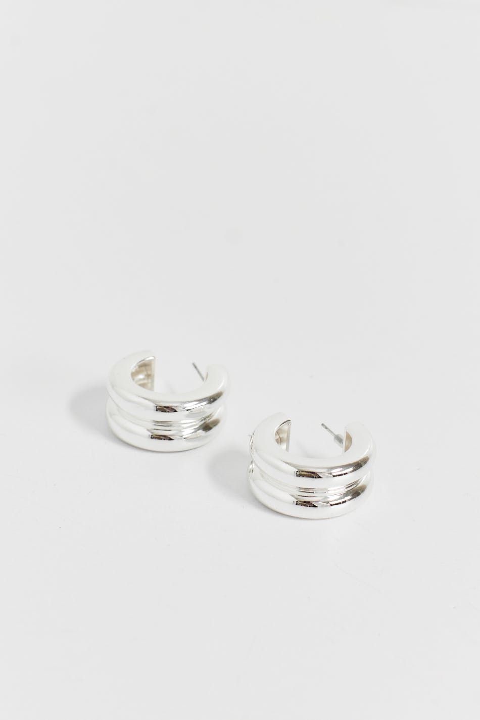 Double hoops earrings