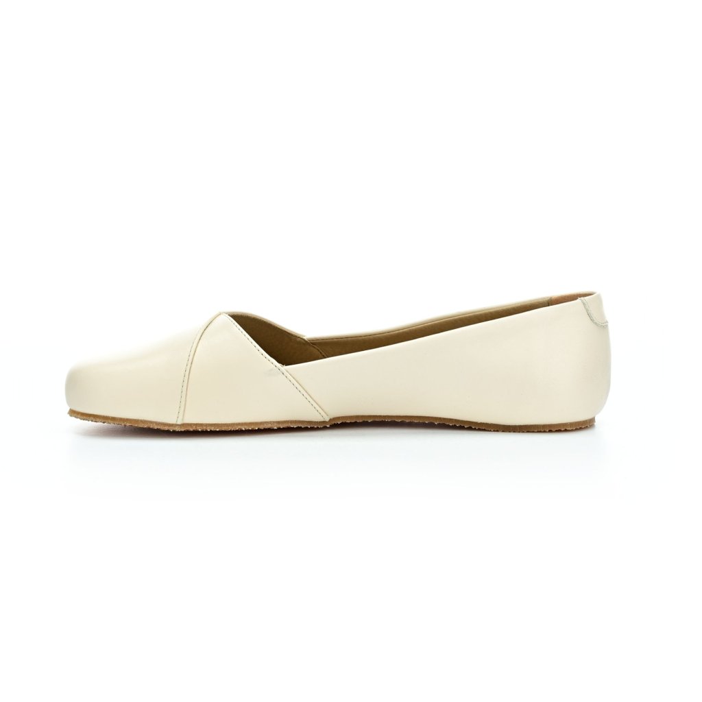 Shapen Peony Beige Regular Barfuß-Ballerinas