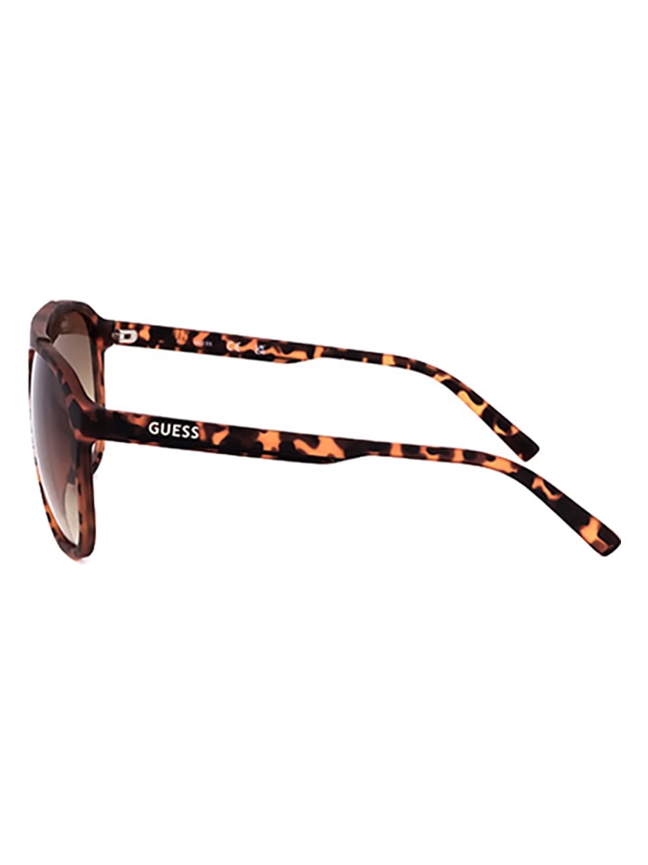 Guess Herren-Sonnenbrille in Braun günstig kaufen 60
