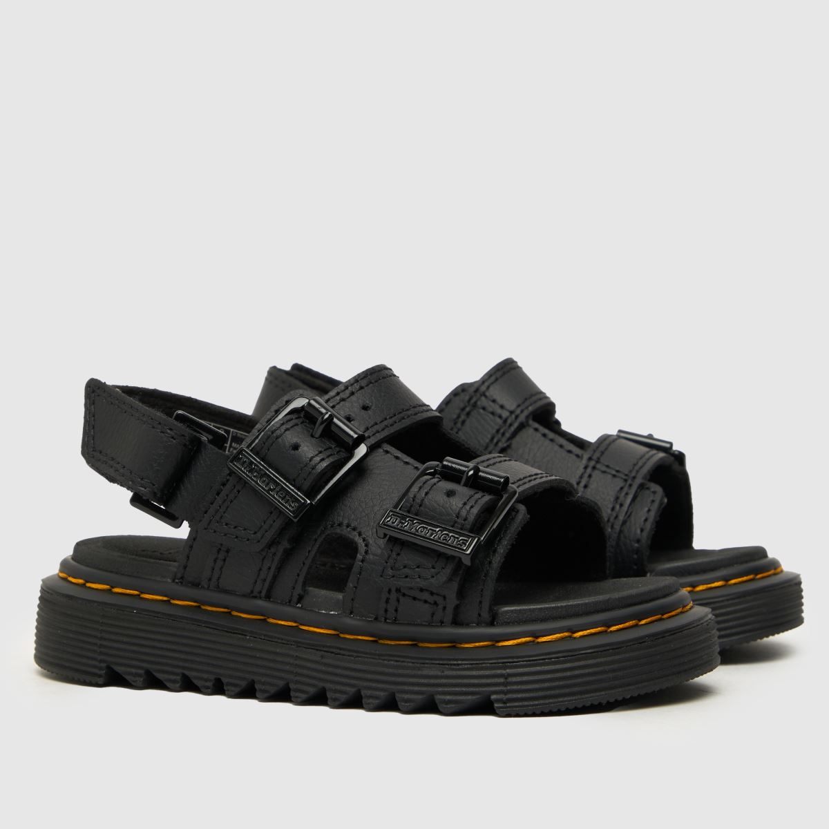 Dr. Martens svarta Varel toddler sandaler