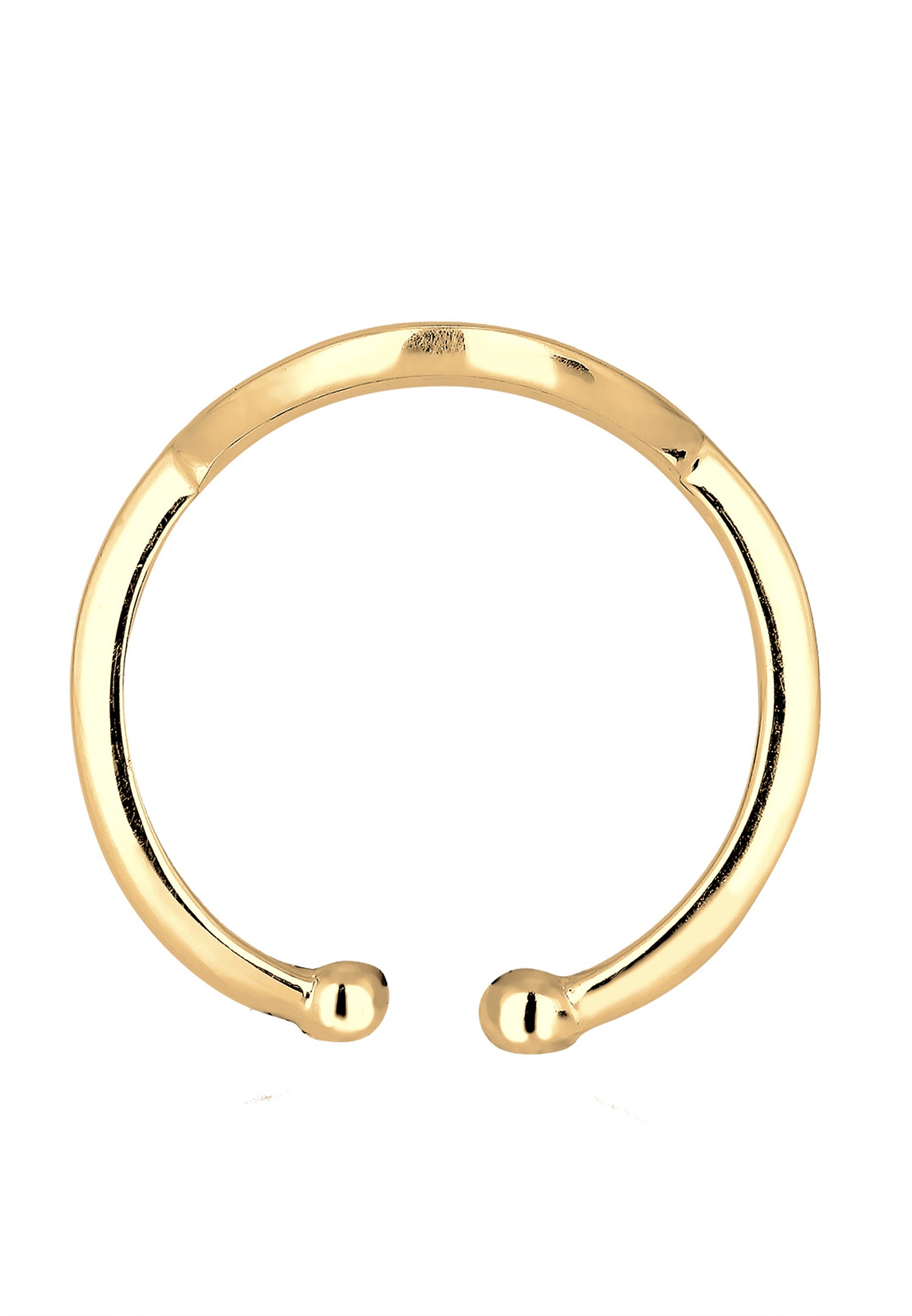 Anillo redondo estilo bohemio Elli Ornament para mujer - (Plata 925/1000)