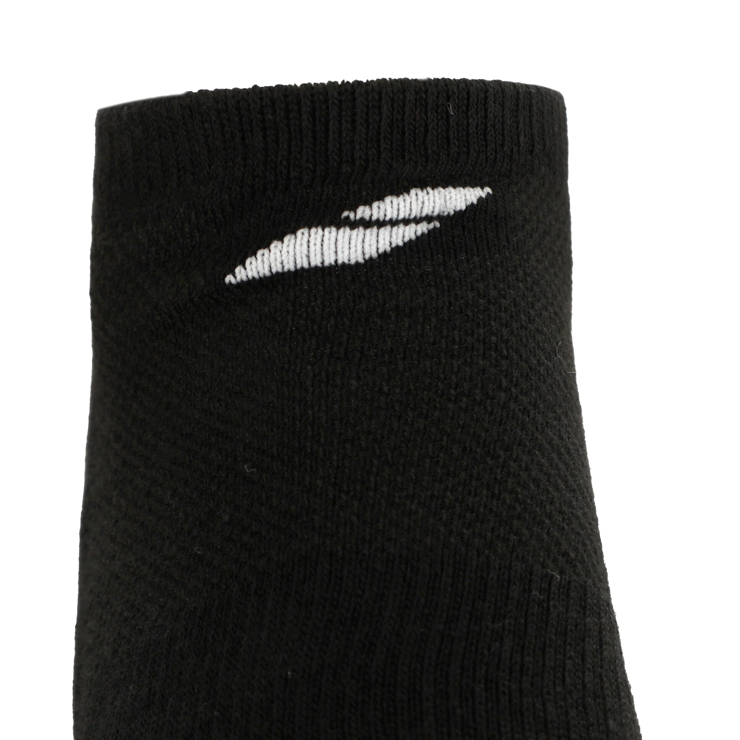 Invisible Tennissocken 3er Pack - Schwarz, Weiß