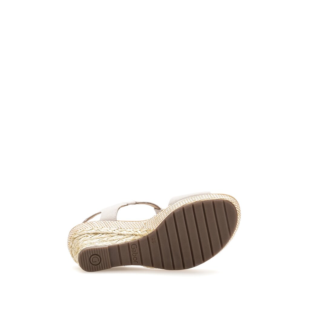 Gabor comfort Keilsandalette beige