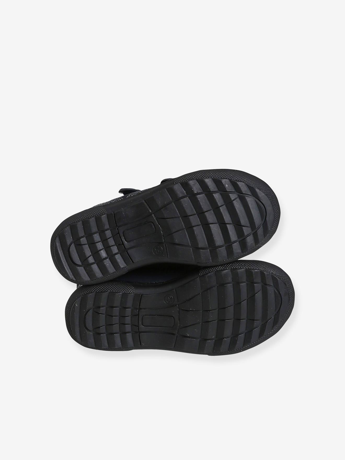 Vertbaudet Mädchen Klett-Boots, Anziehtrick - marine