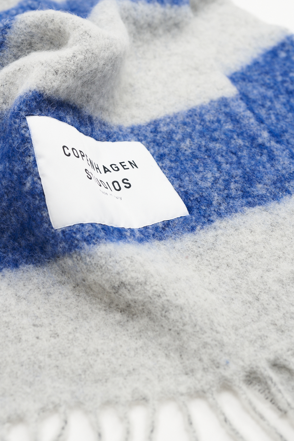 CPH SHAWL 3 wool mix royal blue