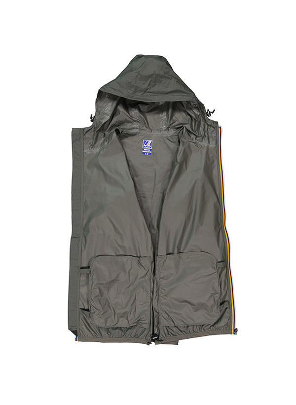 K-WAY, Regenjacke, Mikrofaser, dunkelgrün
