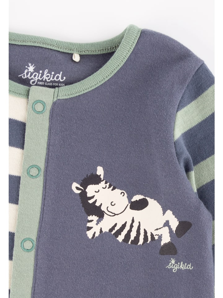 Sigikid Overall Baby Nachtwäsche in blau günstig kaufen