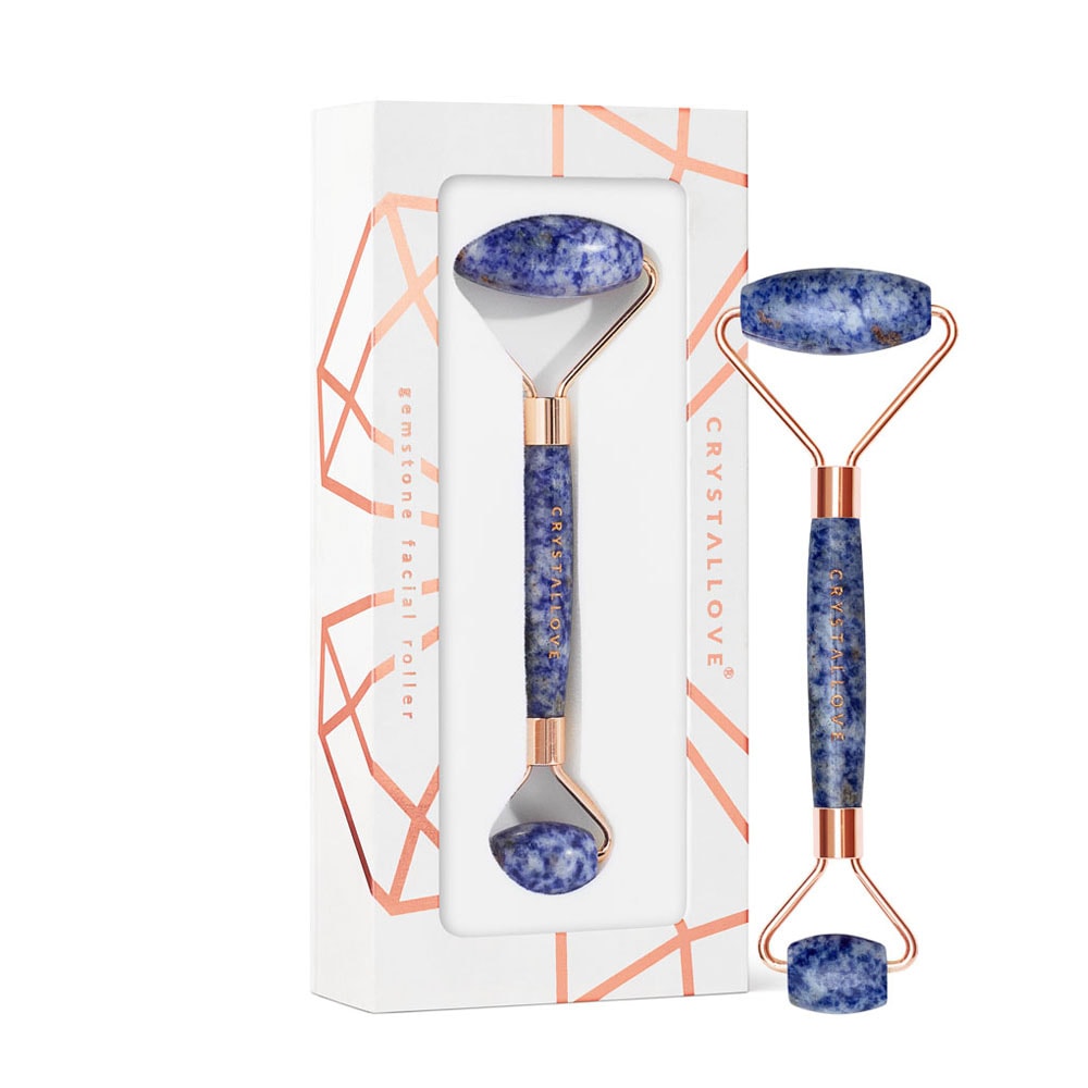 crystallove CRYSTALLOVE Sodalite roller Roller pour massage du visage