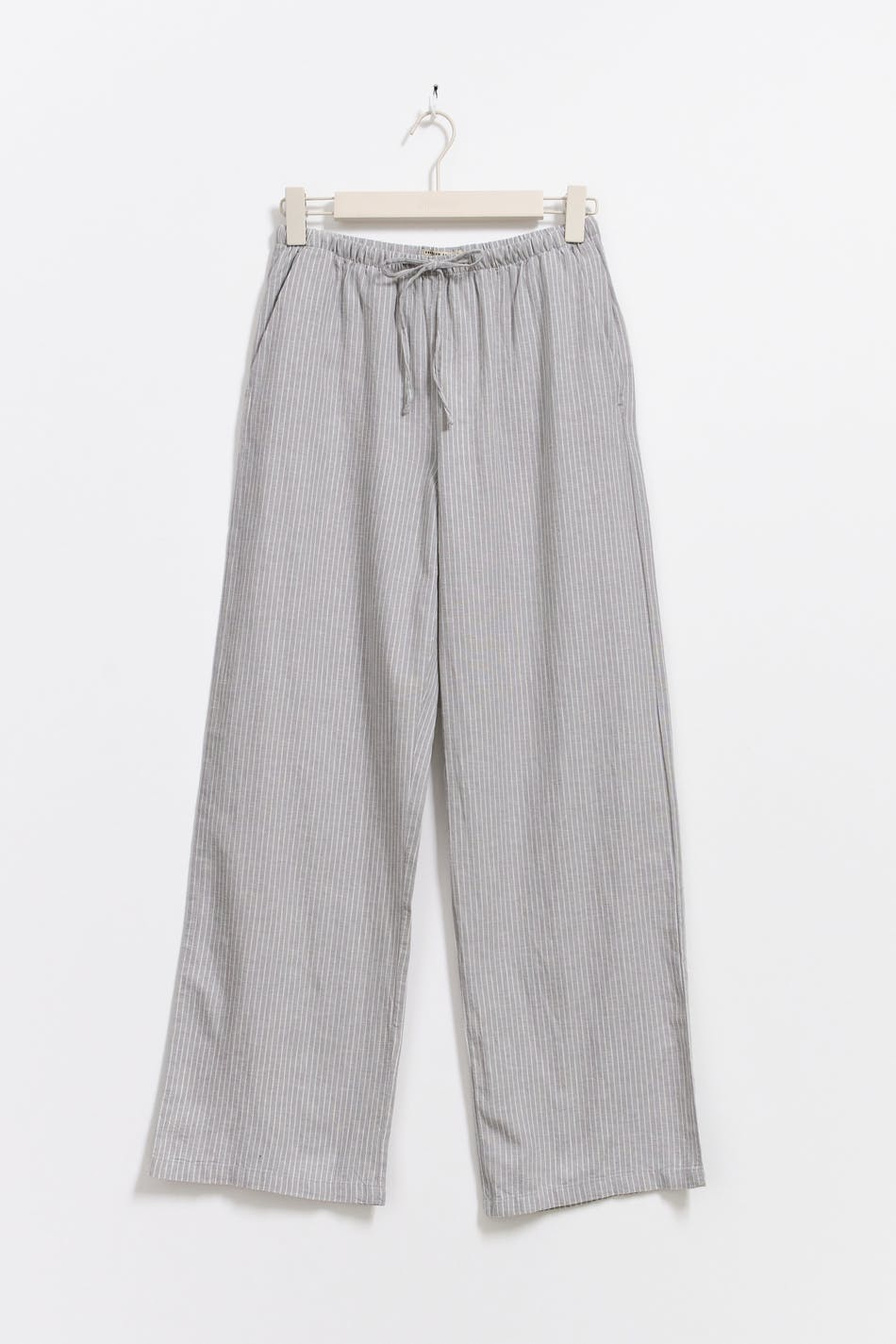 Linen blend trousers