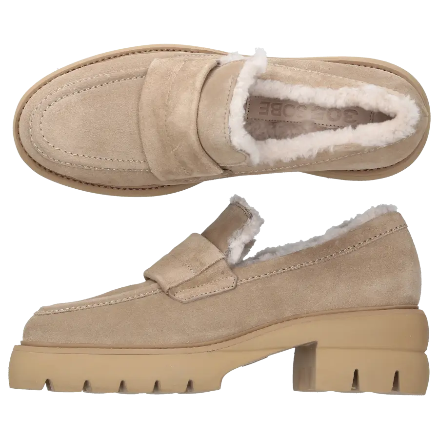305 SOBE - Loafer CHAPLIN Veloursleder - beige